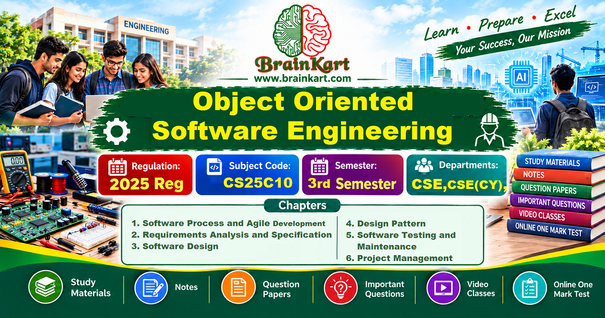 Program Finite State Machine Object Oriented Software Engineering - CS25C10 - Study Materials, Notes ...